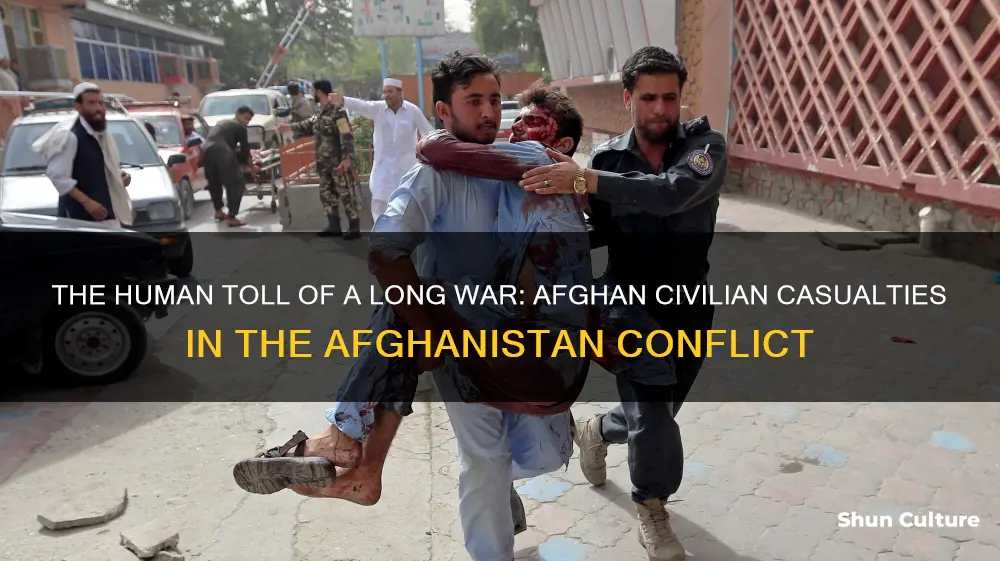 how many afghhans died in the war against afghanistan