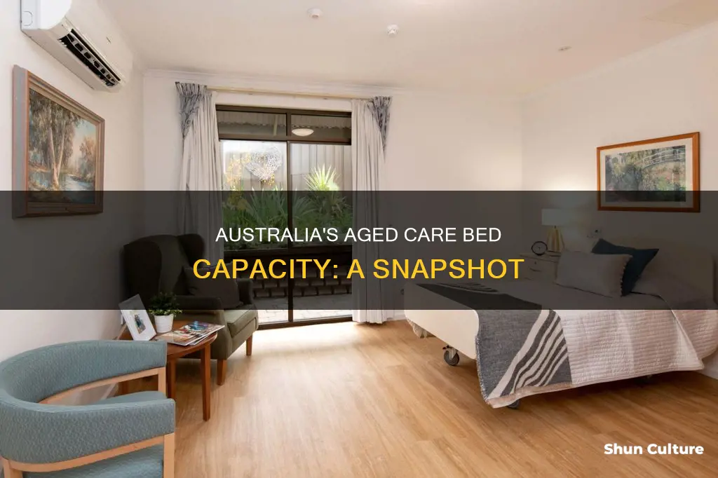 how many aged care beds are there in australia