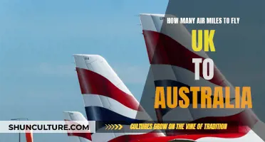 Air Miles Needed for a UK-Australia Trip