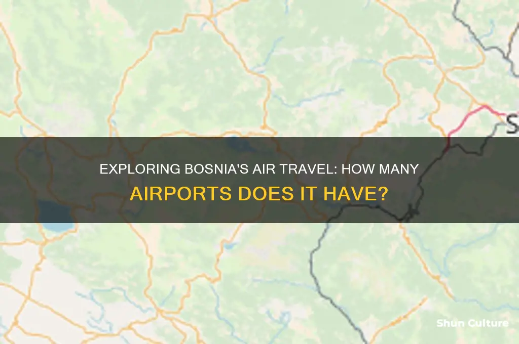 how many airport in bosnia