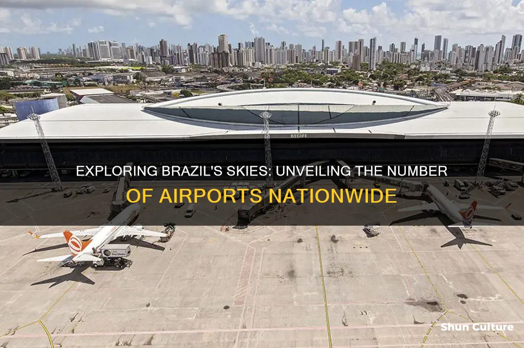 how many airports in brazil