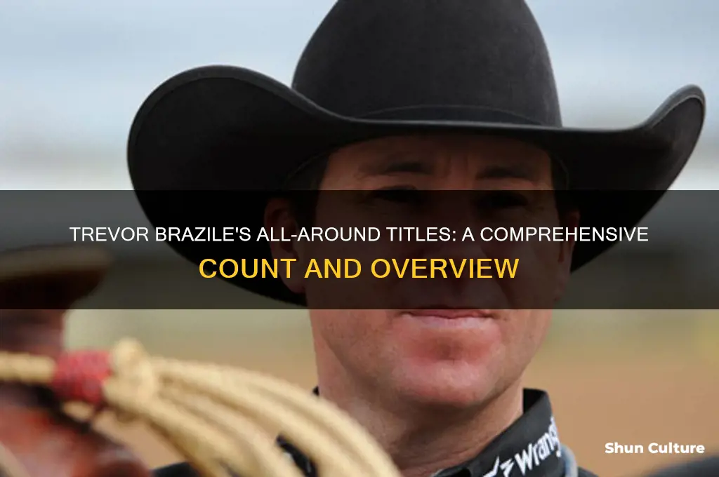 how many all around titles does trevor brazile have
