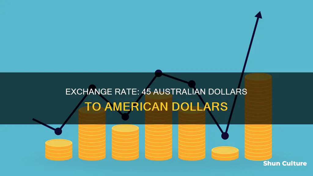how many american dollars are 45 australian dollars