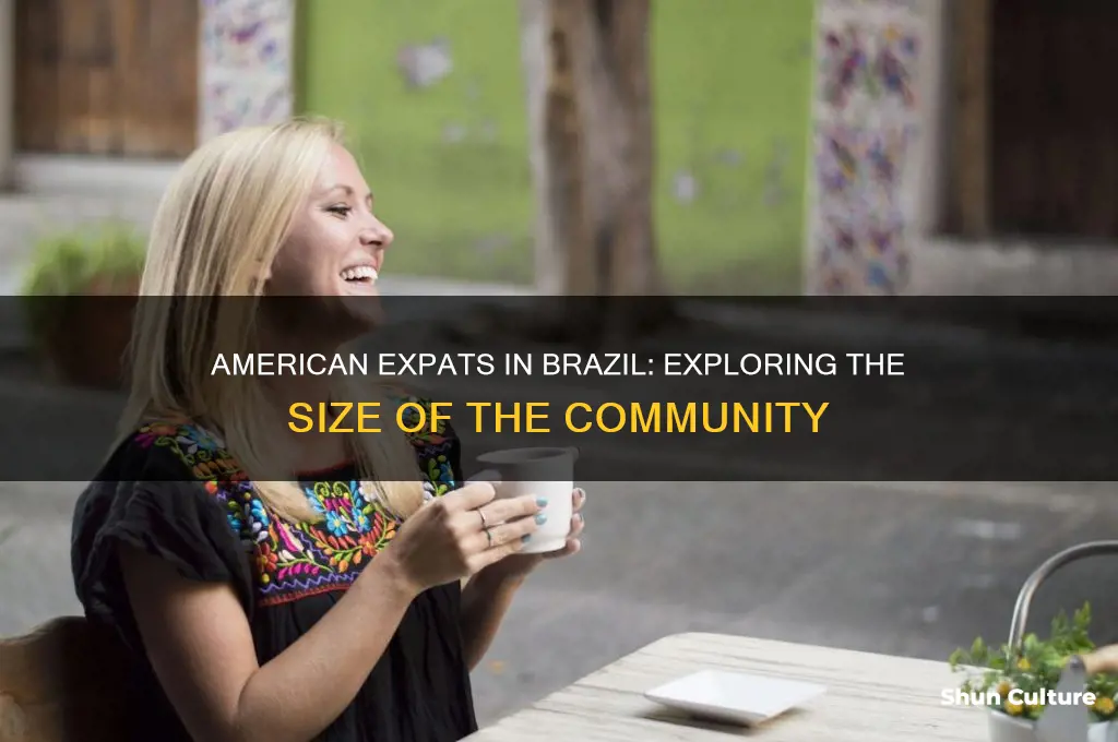 how many american expats live in brazil