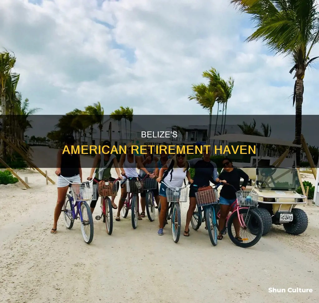 how many american retirees in belize