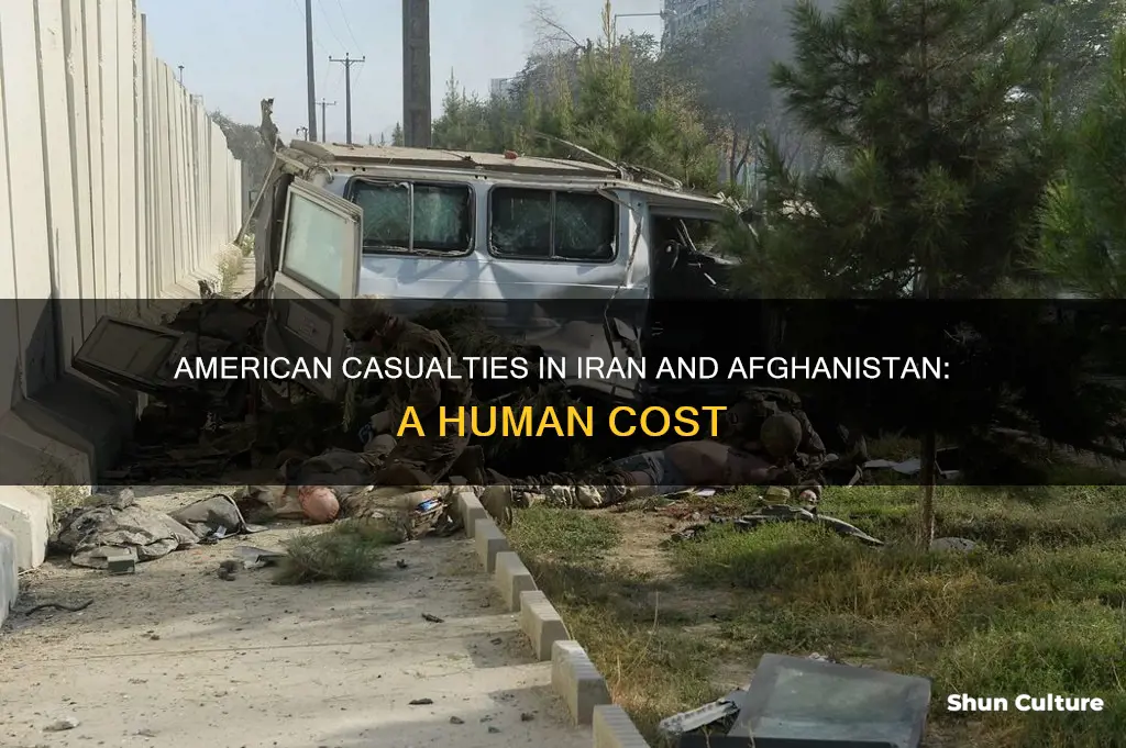 how many americans died in iran and afghanistan