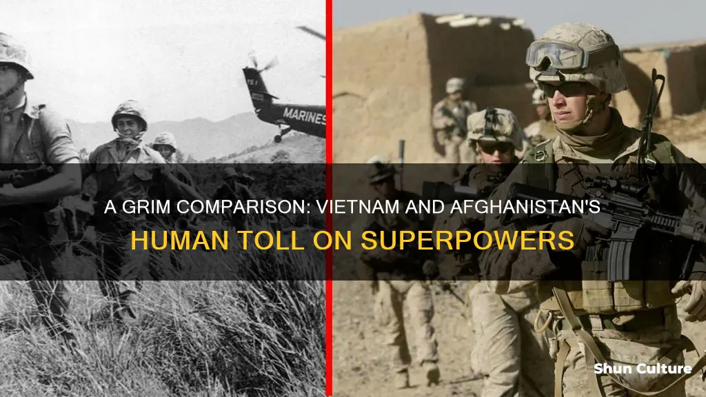 how many americans died in vietnam vs russians in afghanistan