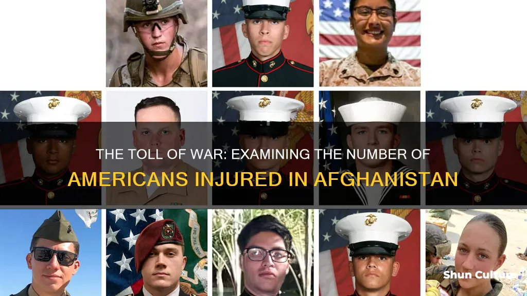 how many americans injured in afghanistan