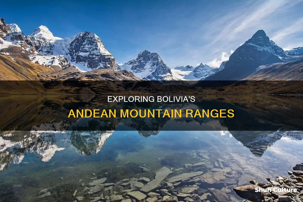 how many andean mountain ranges cross bolivia