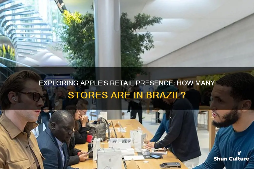 how many apple stores in brazil