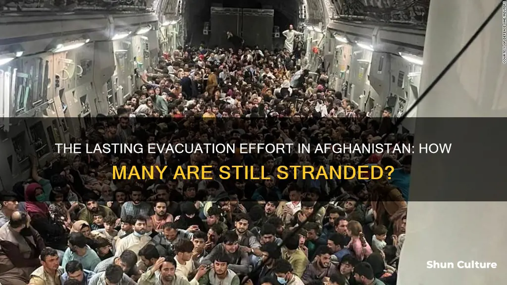 how many are left to evacuate in afghanistan