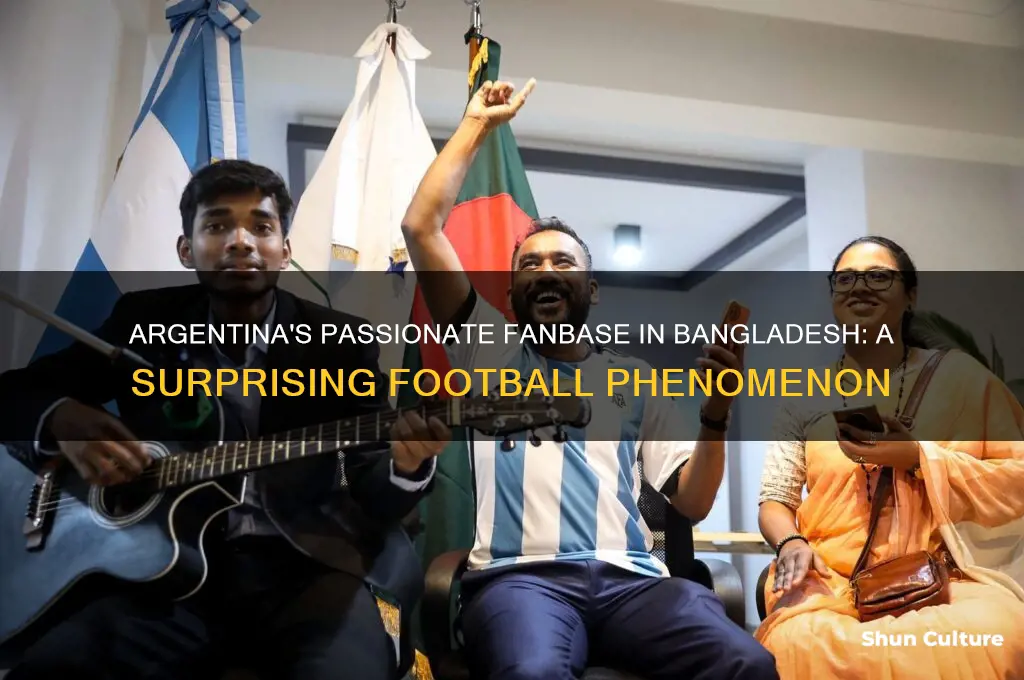 how many argentina fans in bangladesh