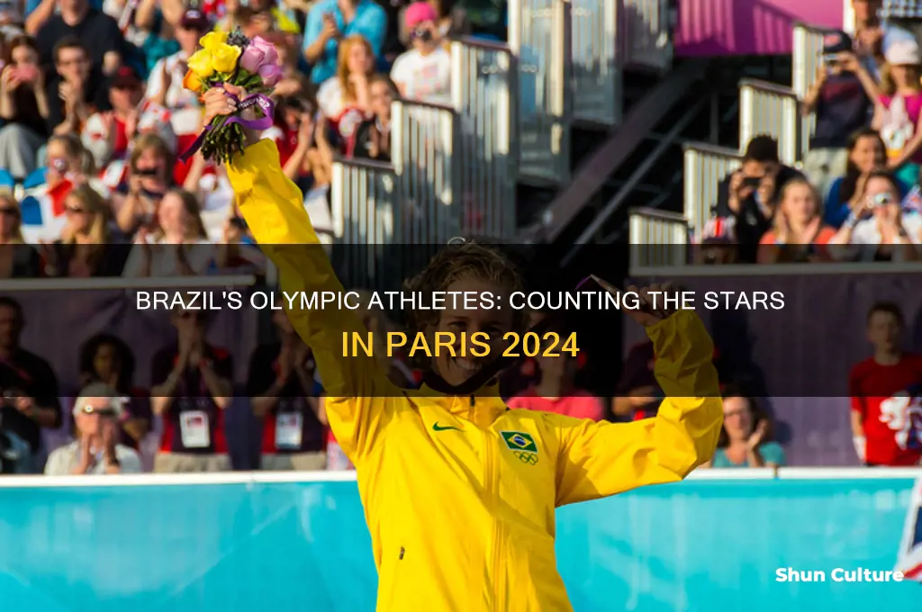 how many athletes from brazil participating in the olymics