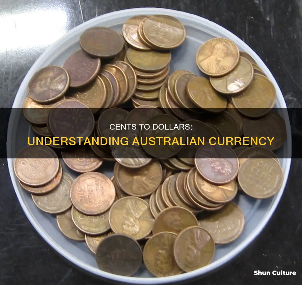 how many australian cents make 1 dollar