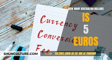 Converting Euros to Australian Dollars: How Much?