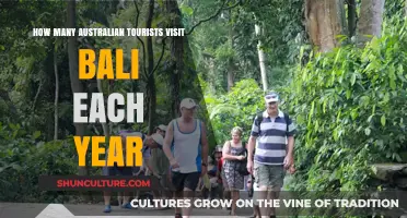 Annual Australian Tourist Influx to Bali: Trends and Statistics