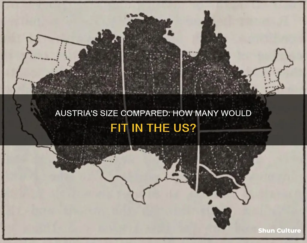 how many austrias would fit in the us