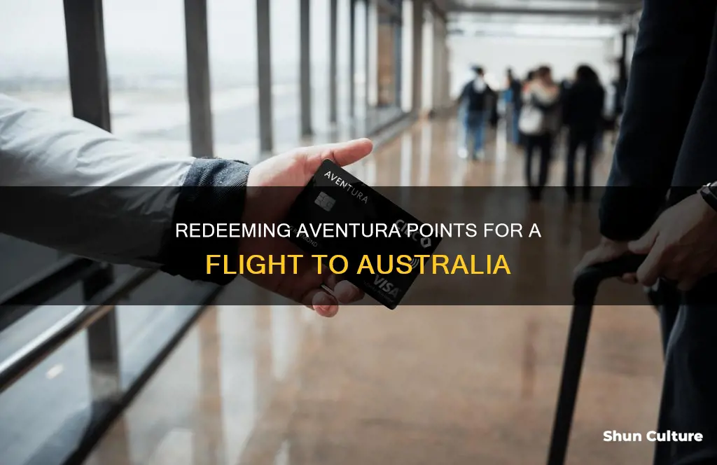 how many aventura points to fly to australia