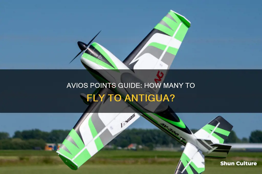 how many avios points to fly to antigua