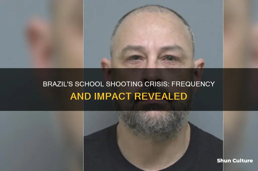 how many axhool shootings have occurred in brazil