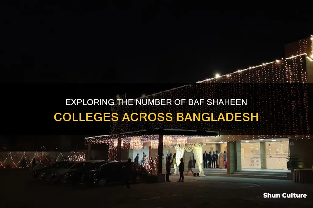 how many baf shaheen college in bangladesh