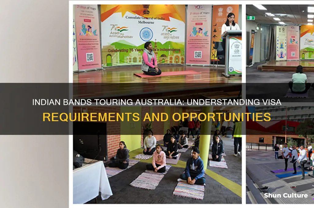 how many bands need to australia from india