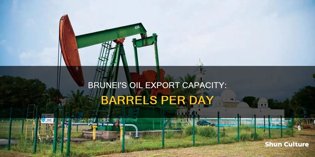 how many barrels does brunei export a day