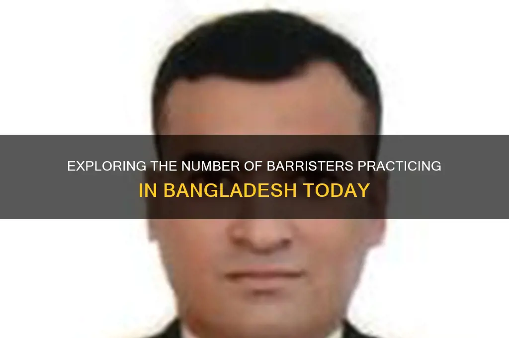 how many barristers are there in bangladesh