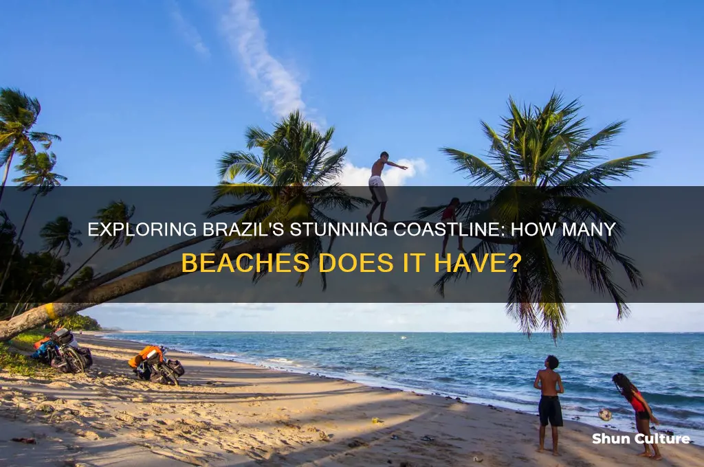 how many beaches are in brazil