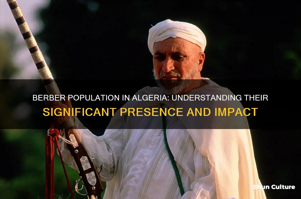 how many berbers in algeria