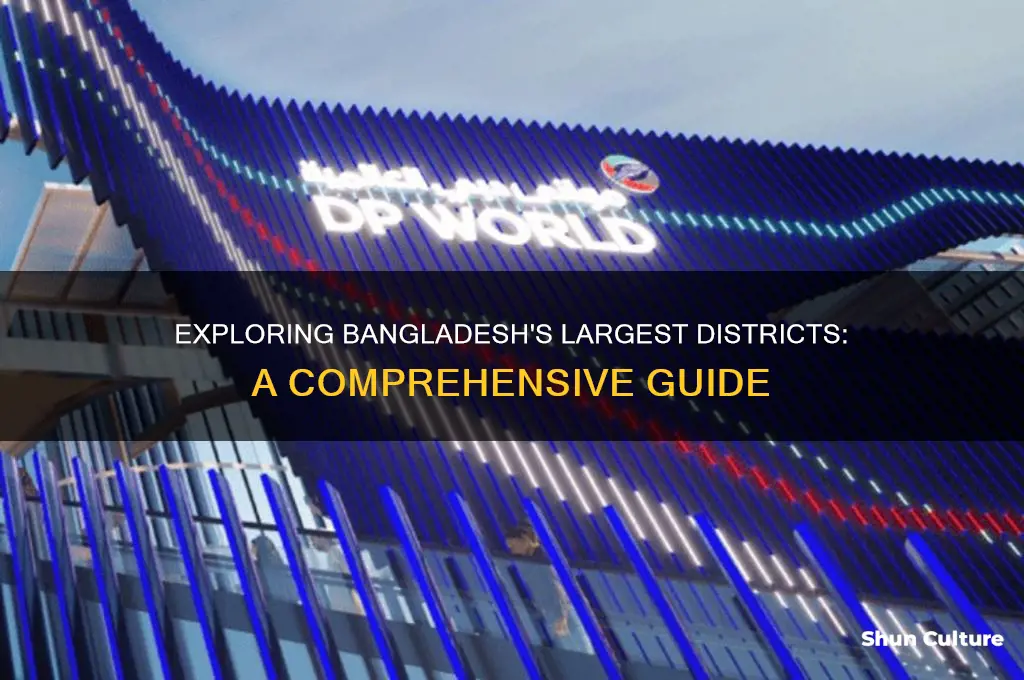 how many big district in bangladesh
