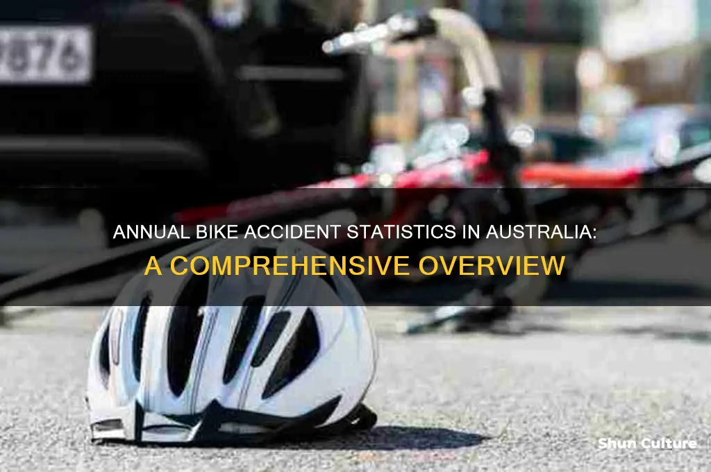 how many bike accidents per year in australia