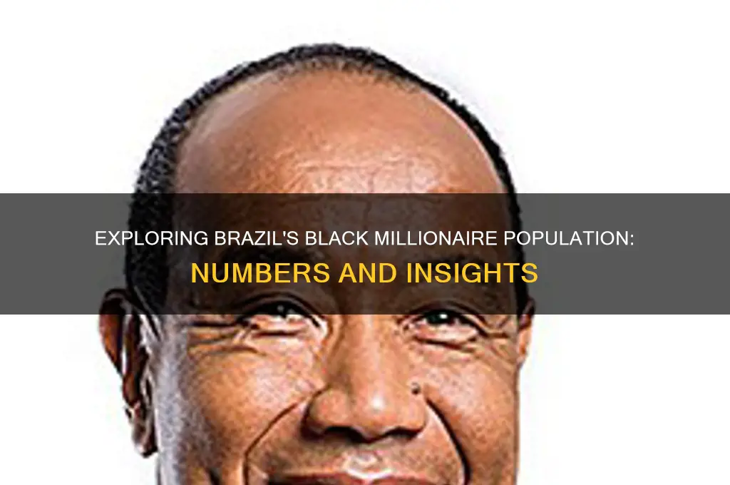 how many black millionaires in brazil