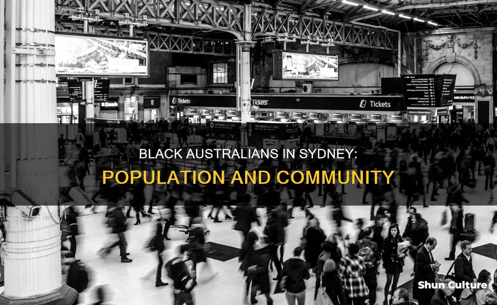 how many black people are in sydney australia