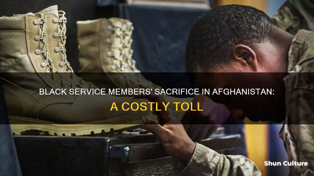 how many black soldiers died in afghanistan