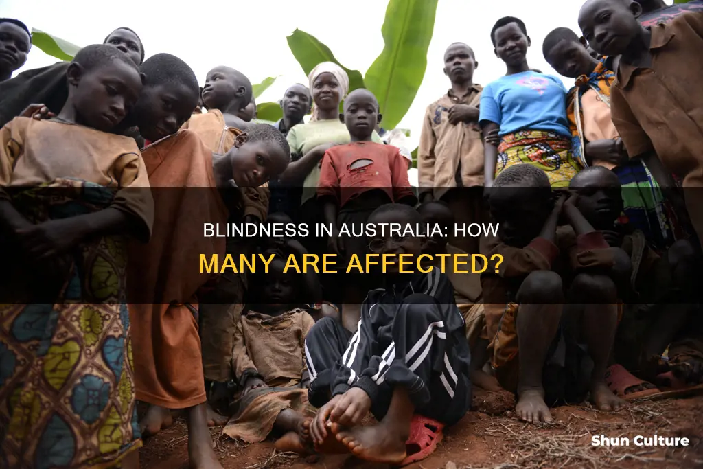 how many blind people in australia