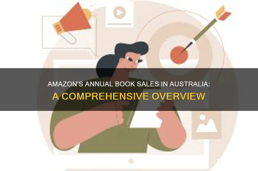 how many books a year does amazon sell in australia