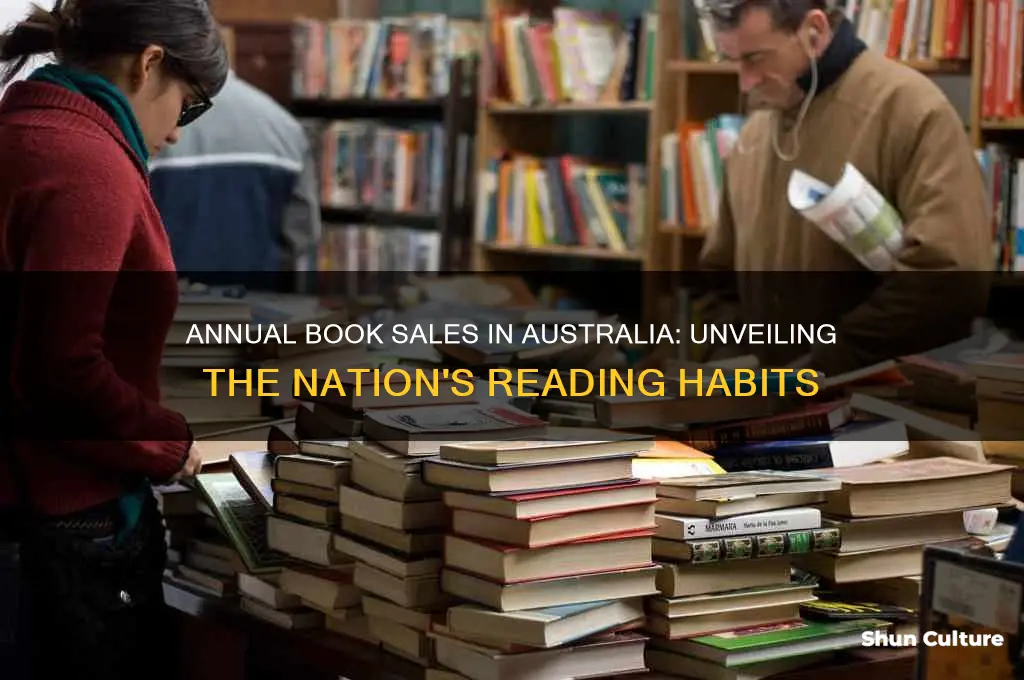 how many books are sold in australia each year