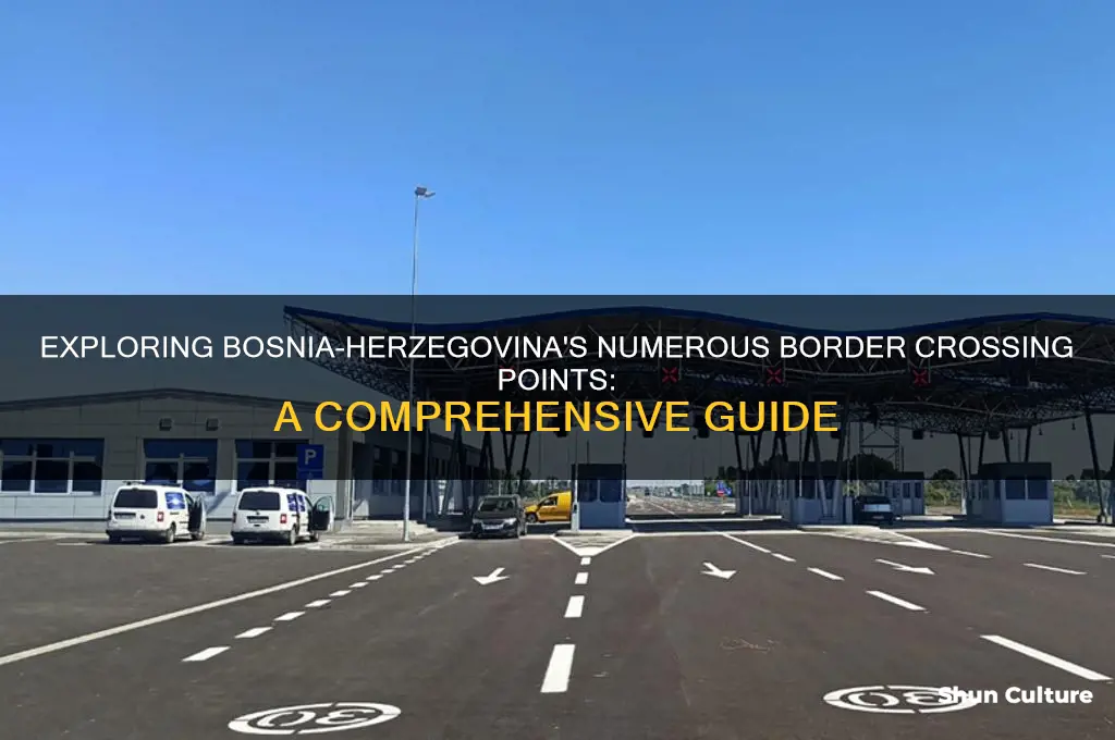 how many border crossing points are in bosnia-herzegovina