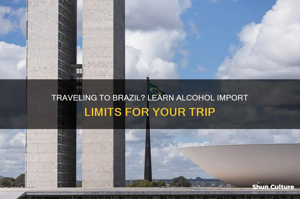 how many bottles of alcohol can I bring into brazil