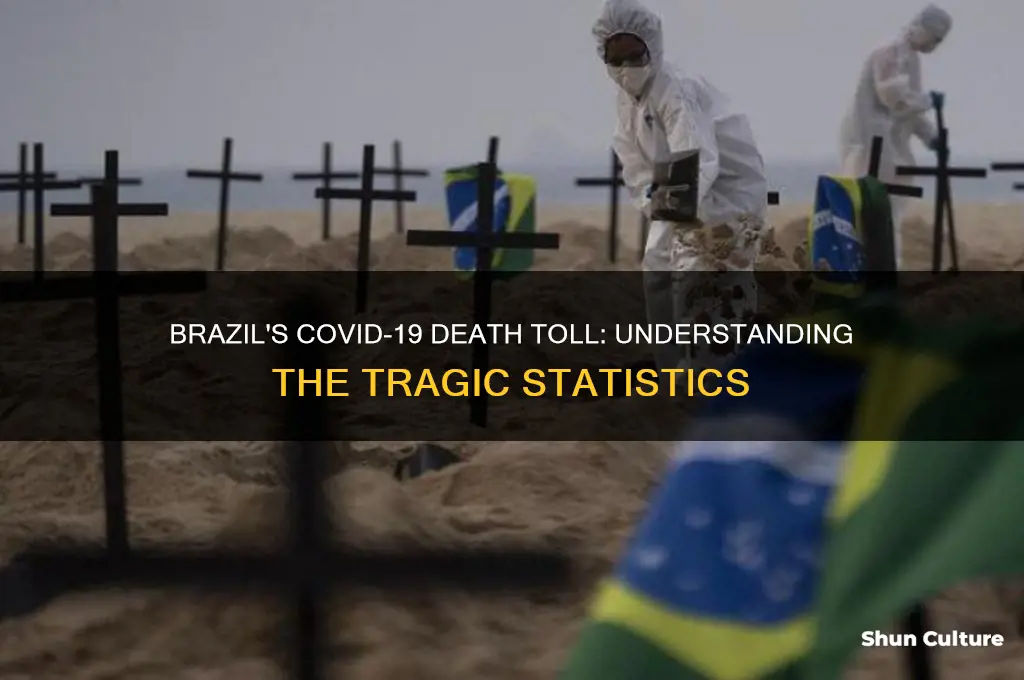 how many brazil covid deaths