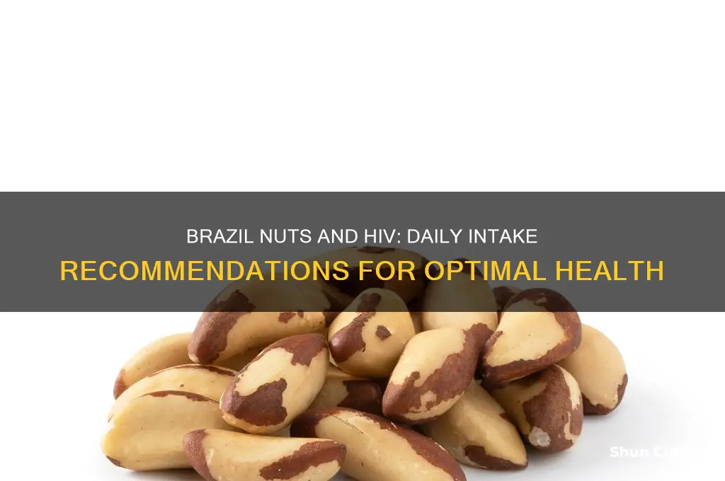 how many brazil nuts a day hiv