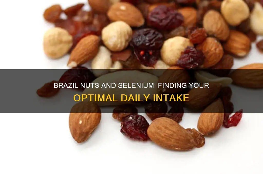 how many brazil nuts are enough for selenium