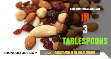 Brazil Nuts Serving Size: How Many Fit in 3 Tablespoons?