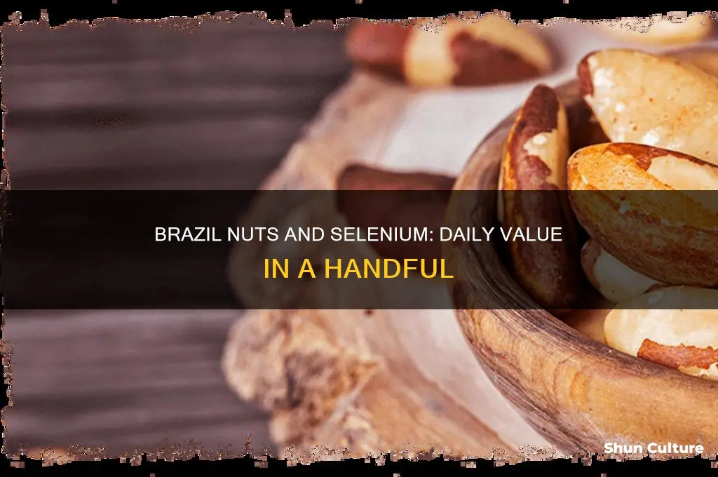 how many brazil nuts for selenium dv
