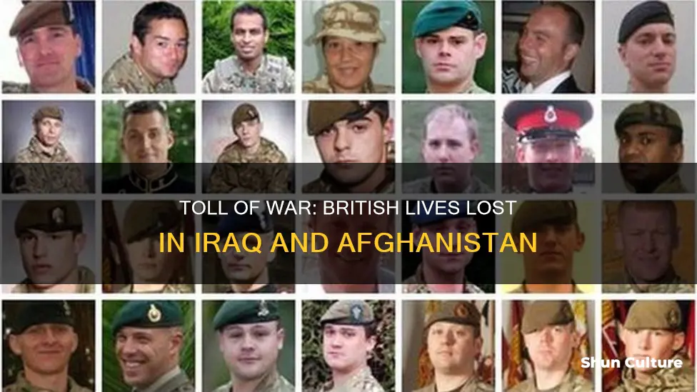 how many british citizens died in iraq and afghanistan