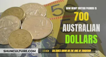 Converting Australian Dollars: How Many British Pounds?