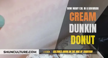 Bavarian Cream Donut: Dunkin's Calorie-Filled Delight