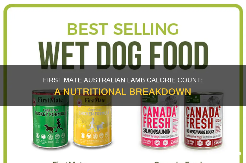 how many calories are in first mate australian lamb
