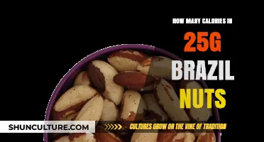 Calories in 25g Brazil Nuts: Nutritional Breakdown and Benefits